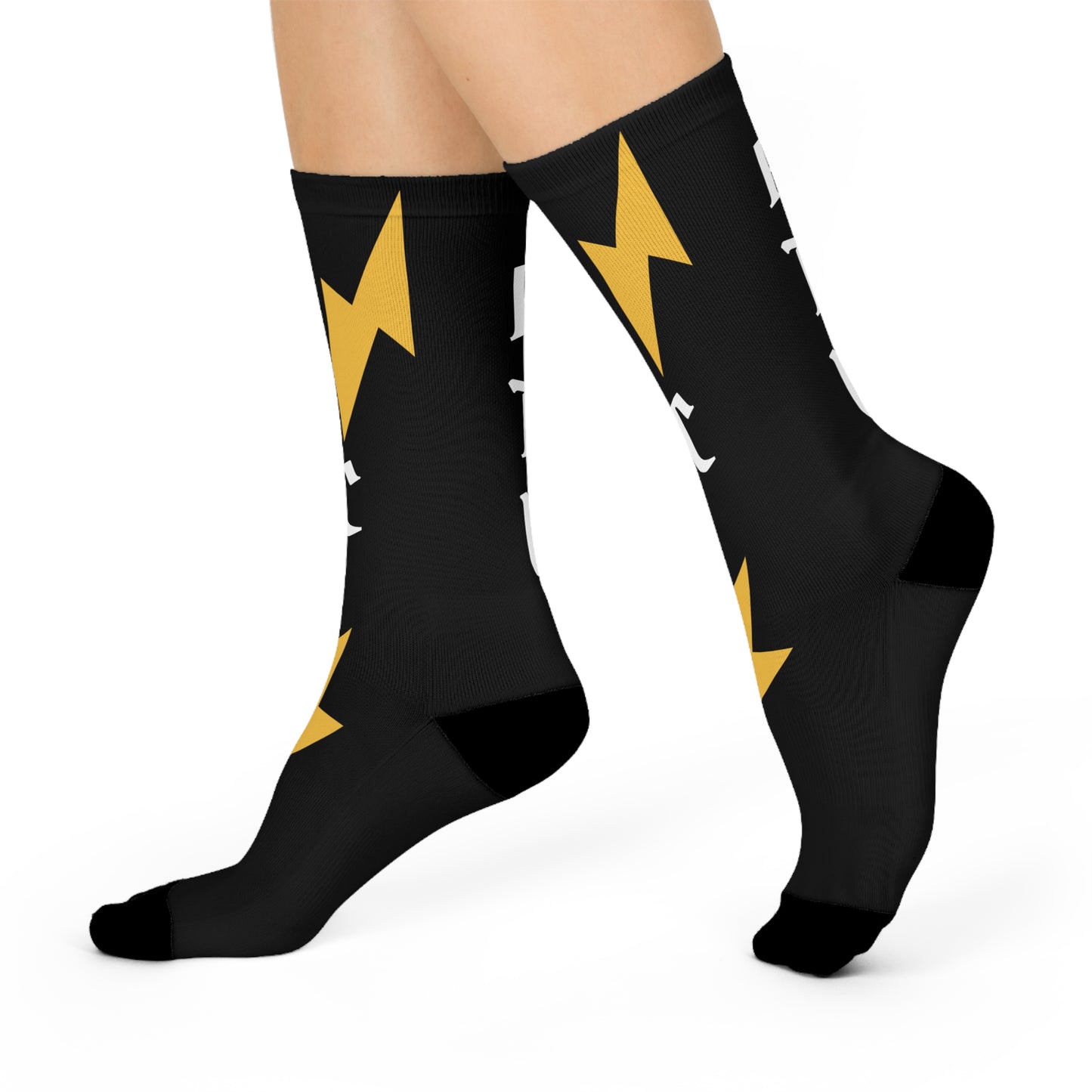 BLACK GC CREW SOCKS ๐บ๐ธ