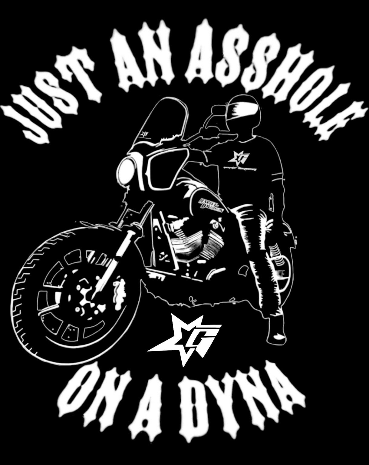 MOLETOM GC JUST AN ASSHOLE ON A DYNA 🇧🇷