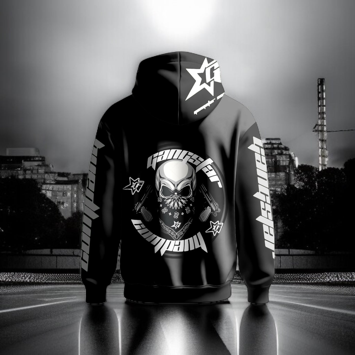 MOLETOM GC SKULL PRETO 🇧🇷