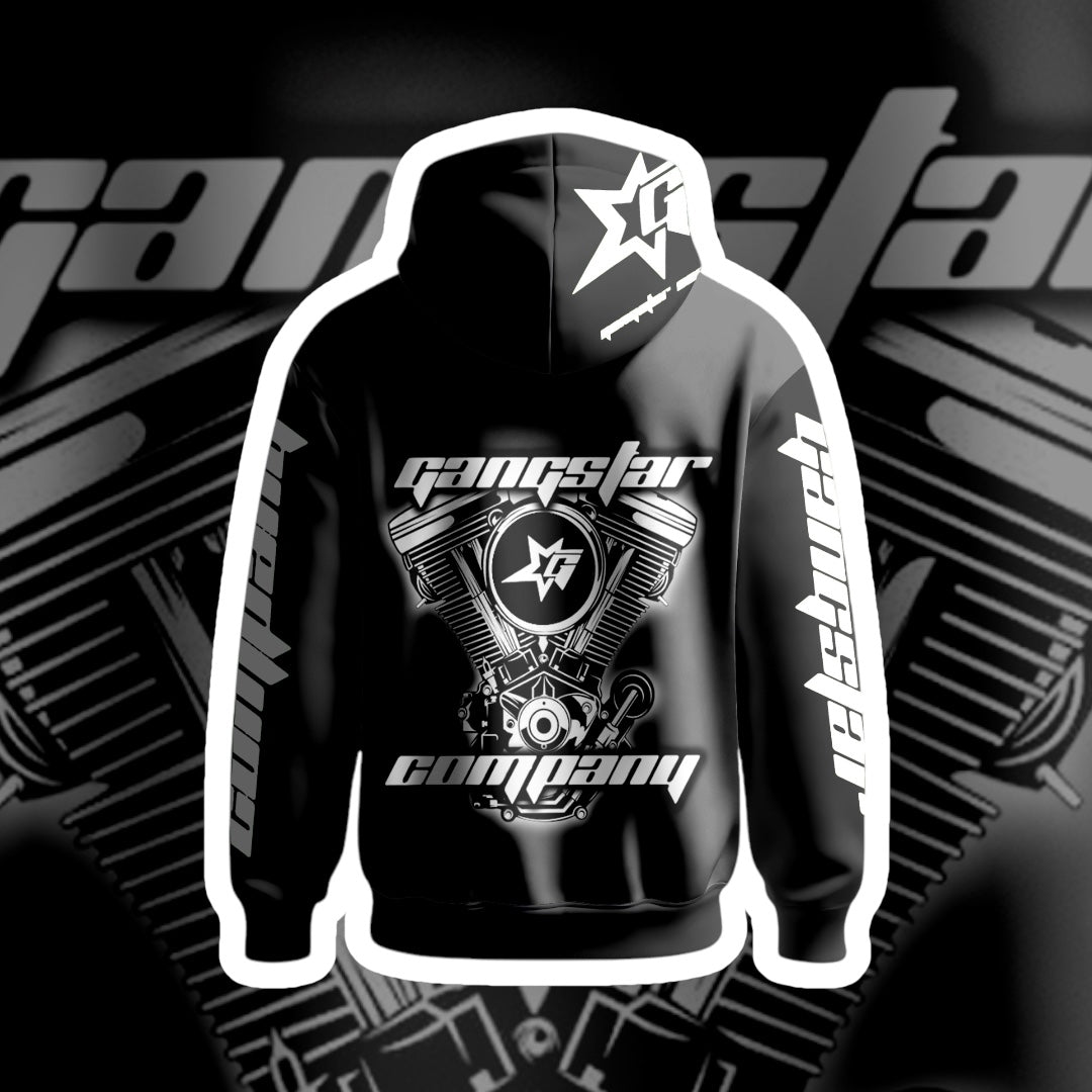 SUDADERA EN LA CARA EN ESTUCHE BLANCO Y NEGRO