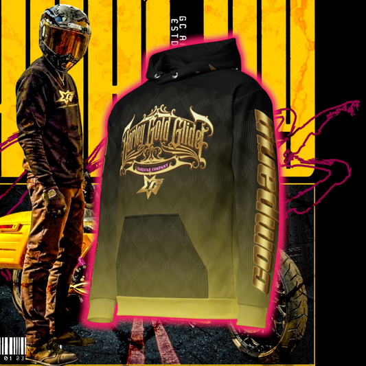 Harley Gold Glide GC All Over Hoodie #7