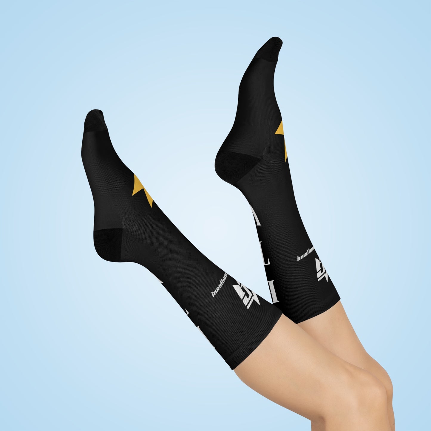 BLACK GC Crew Socks – FREE SHIPPING 🇺🇸