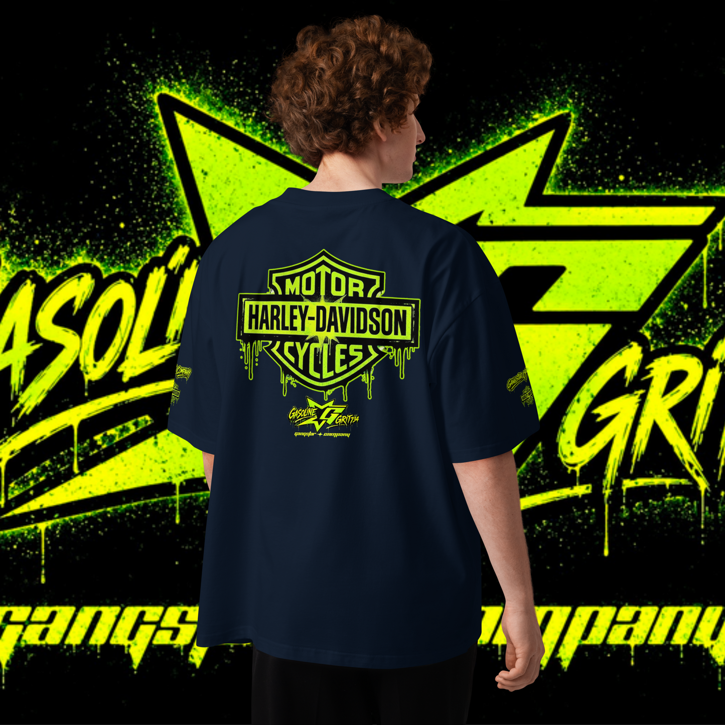 Gasoline Grit X Gangstar Company Oversized Shirt