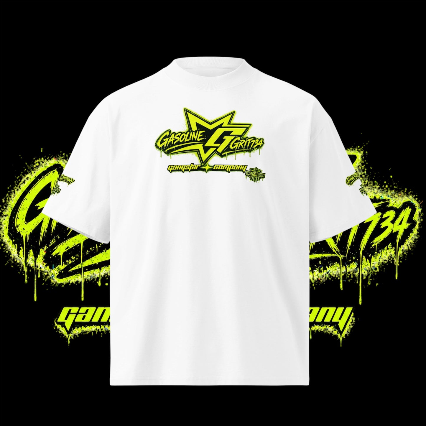 Gasoline Grit X Gangstar Company Oversized Shirt