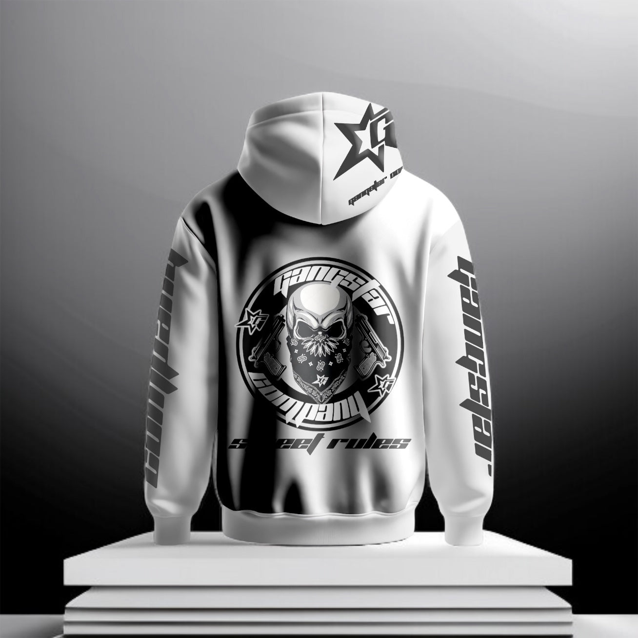 MOLETOM GC SKULL BRANCO 🇧🇷
