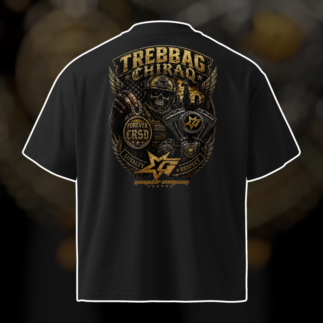 Treebag X Gangstar Company Oversized High Neck T-Shirt #2
