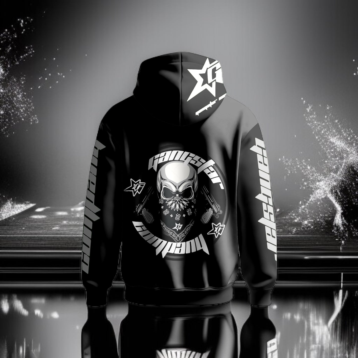 MOLETOM GC SKULL PRETO 🇧🇷