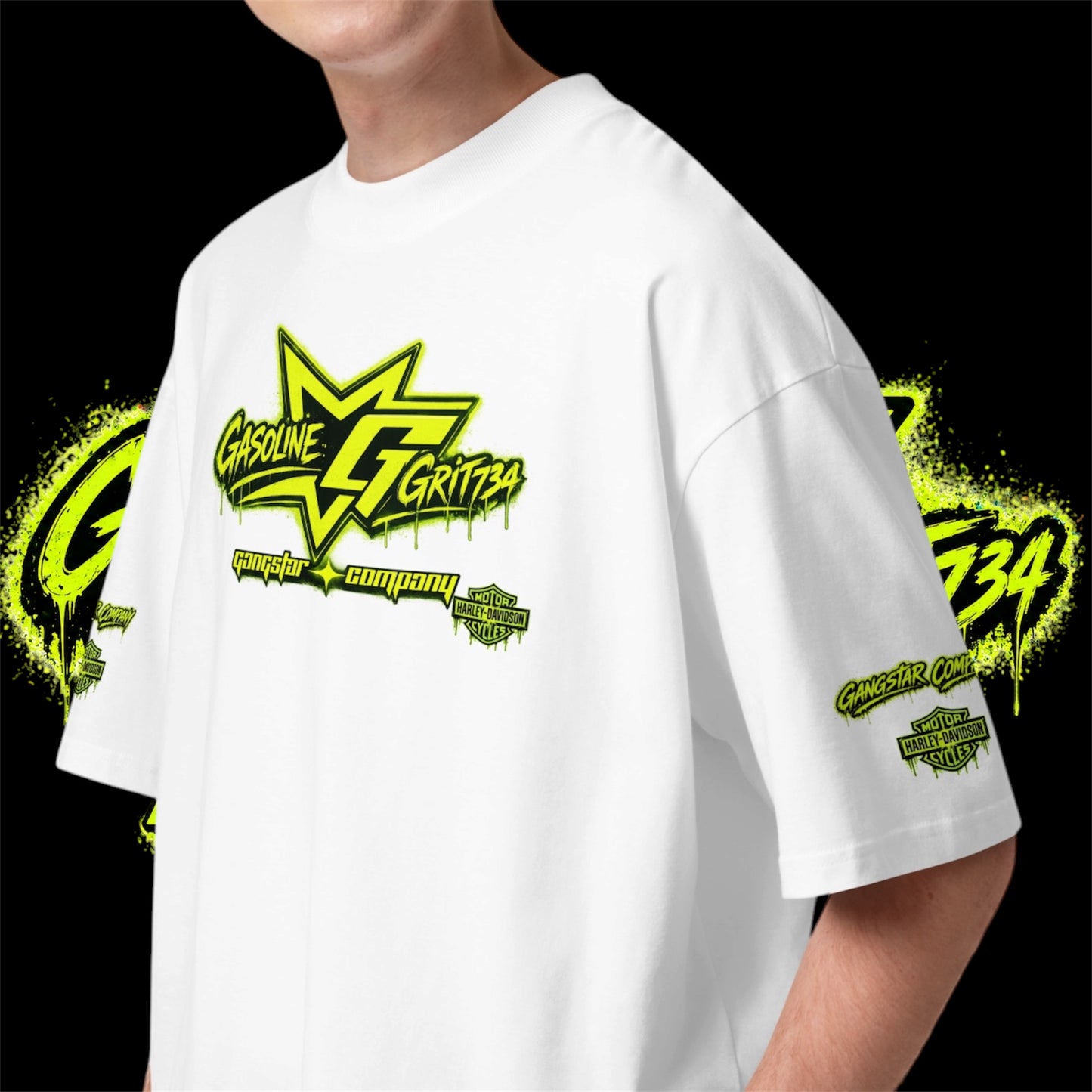 Gasoline Grit X Gangstar Company Oversized Shirt