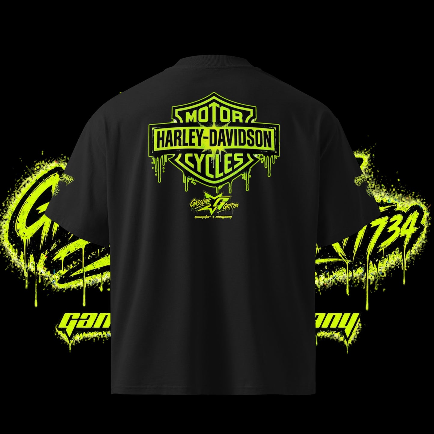 Gasoline Grit X Gangstar Company Oversized Shirt