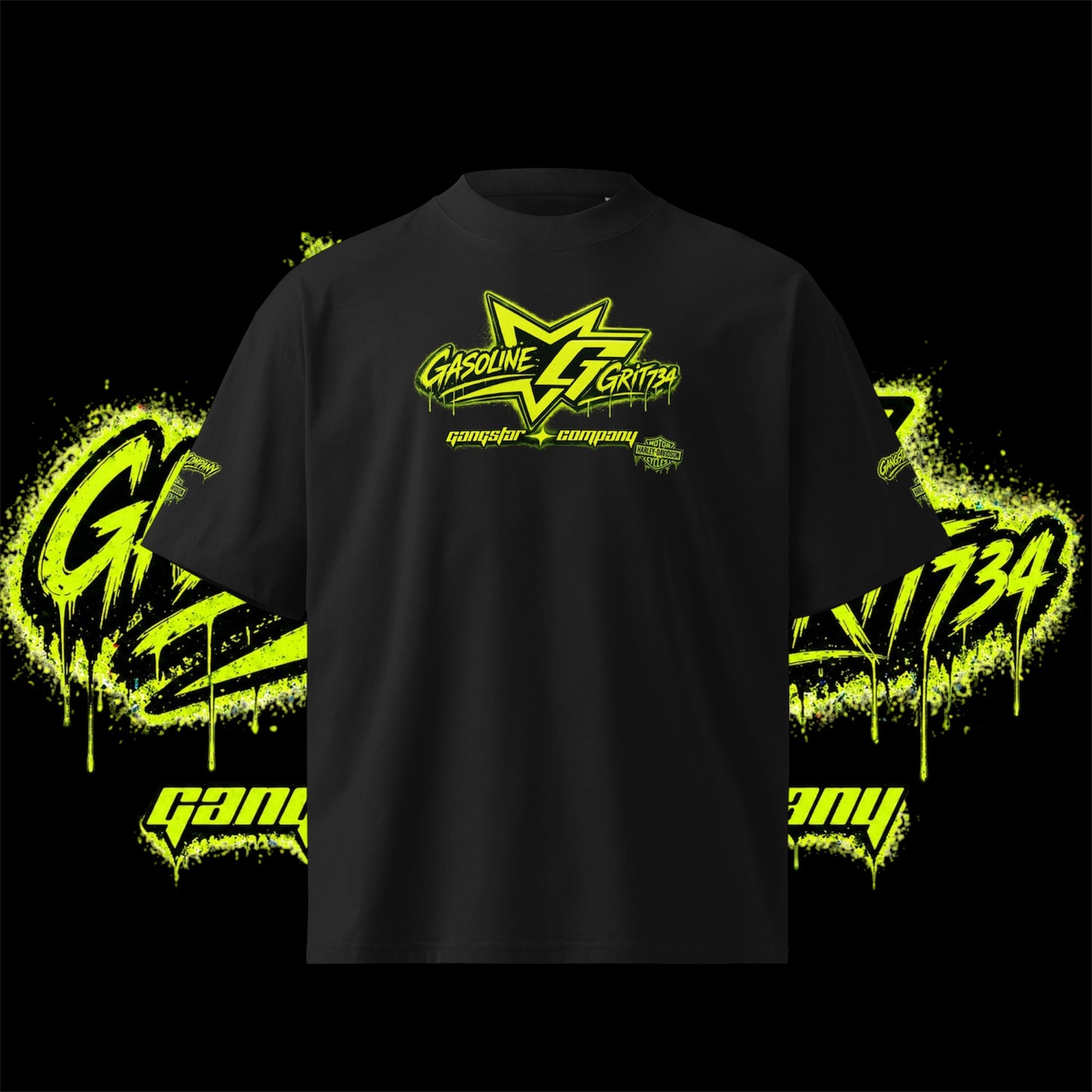 Gasoline Grit X Gangstar Company Oversized Shirt