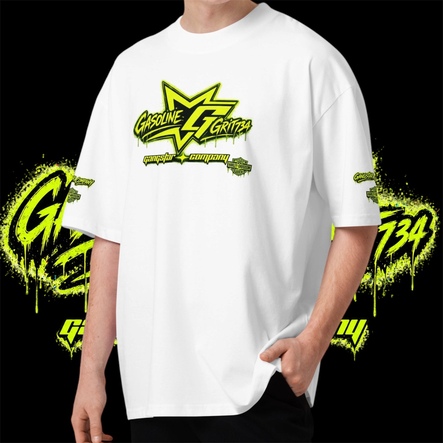 Gasoline Grit X Gangstar Company Oversized Shirt