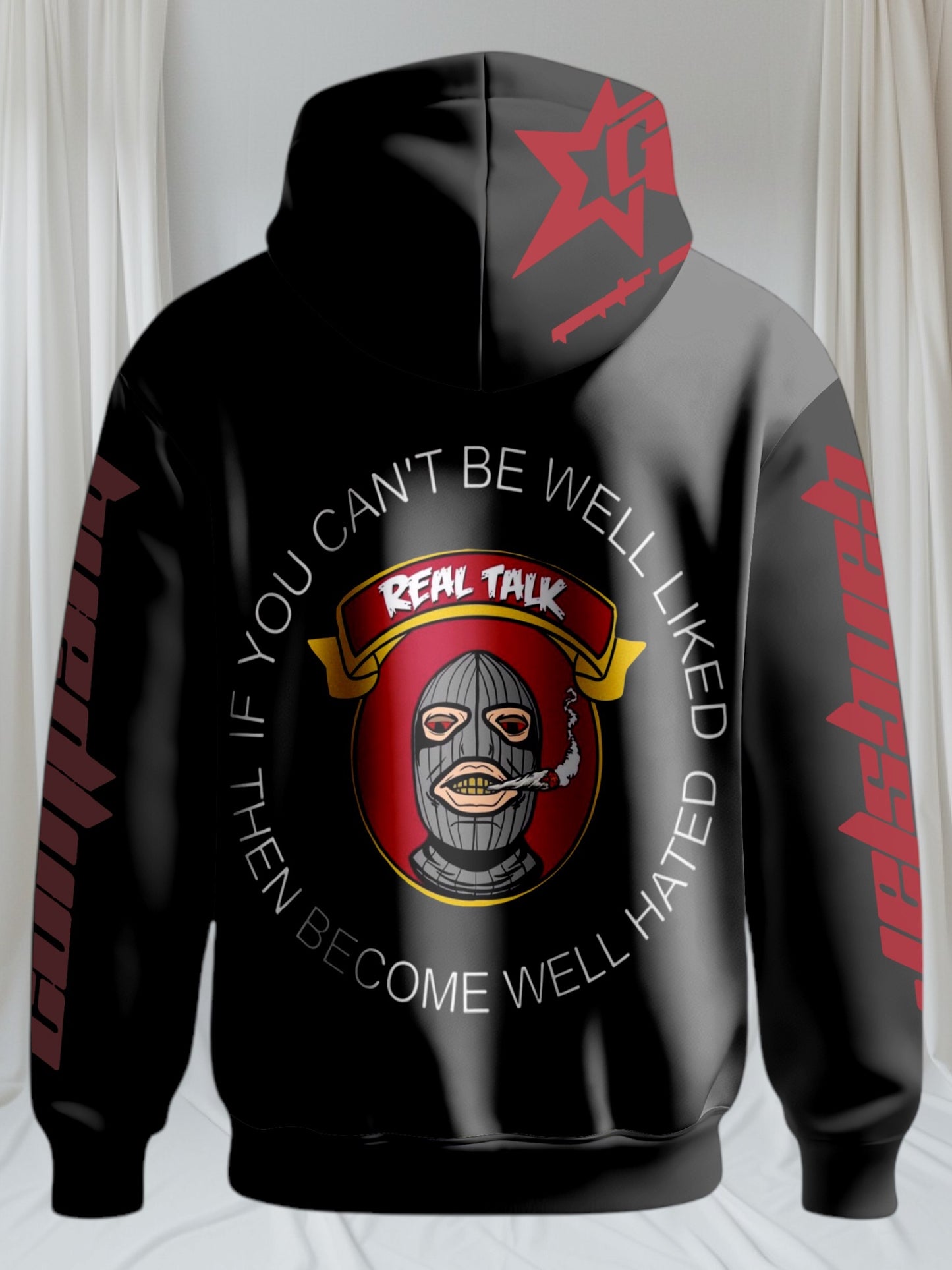 MOLETOM GC BECOME WELL HATED Feat MYOB PRETO 🇧🇷