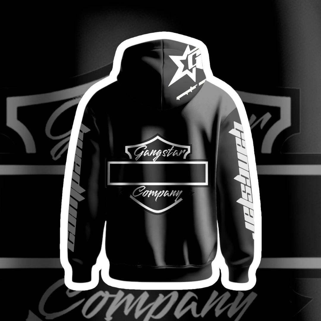 MOLETOM GC HARLEY LOGO PRETO🇧🇷