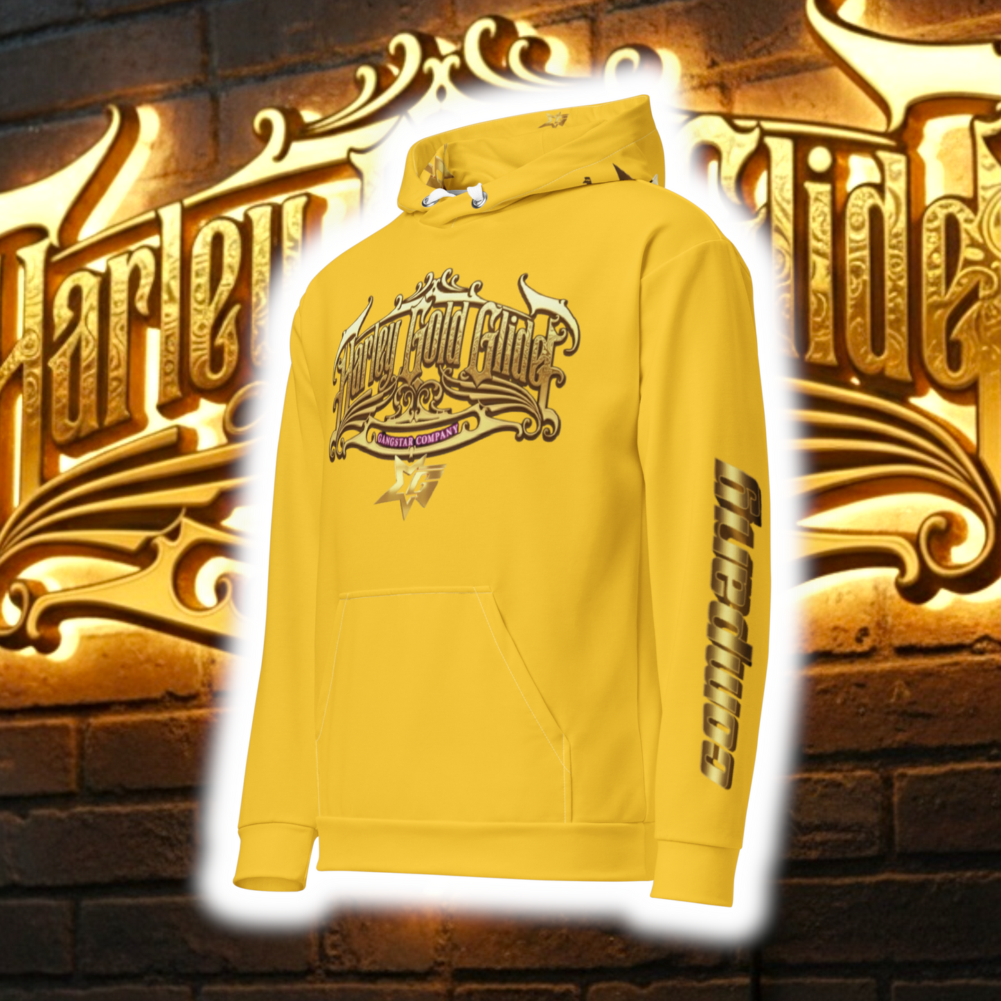 Harley Gold Glide GC Hoodie #3