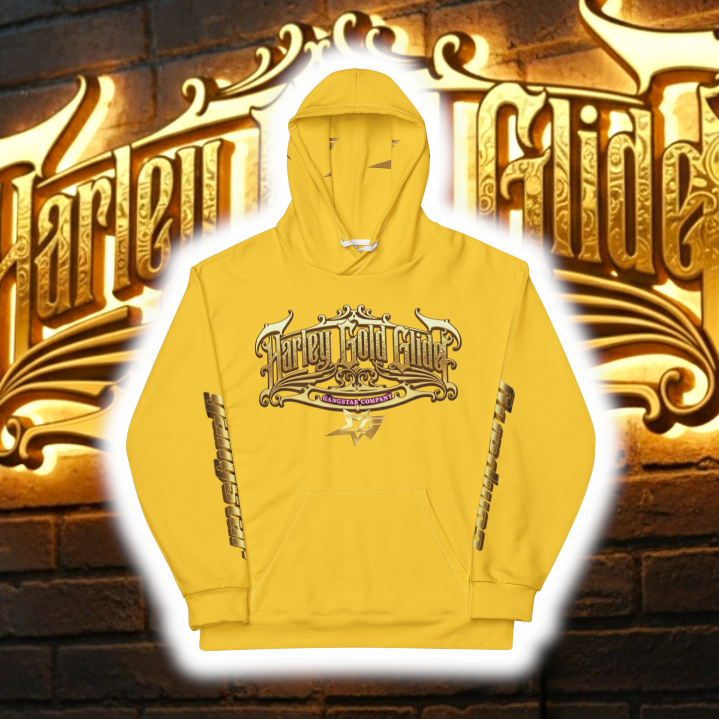 Harley Gold Glide GC Hoodie #3