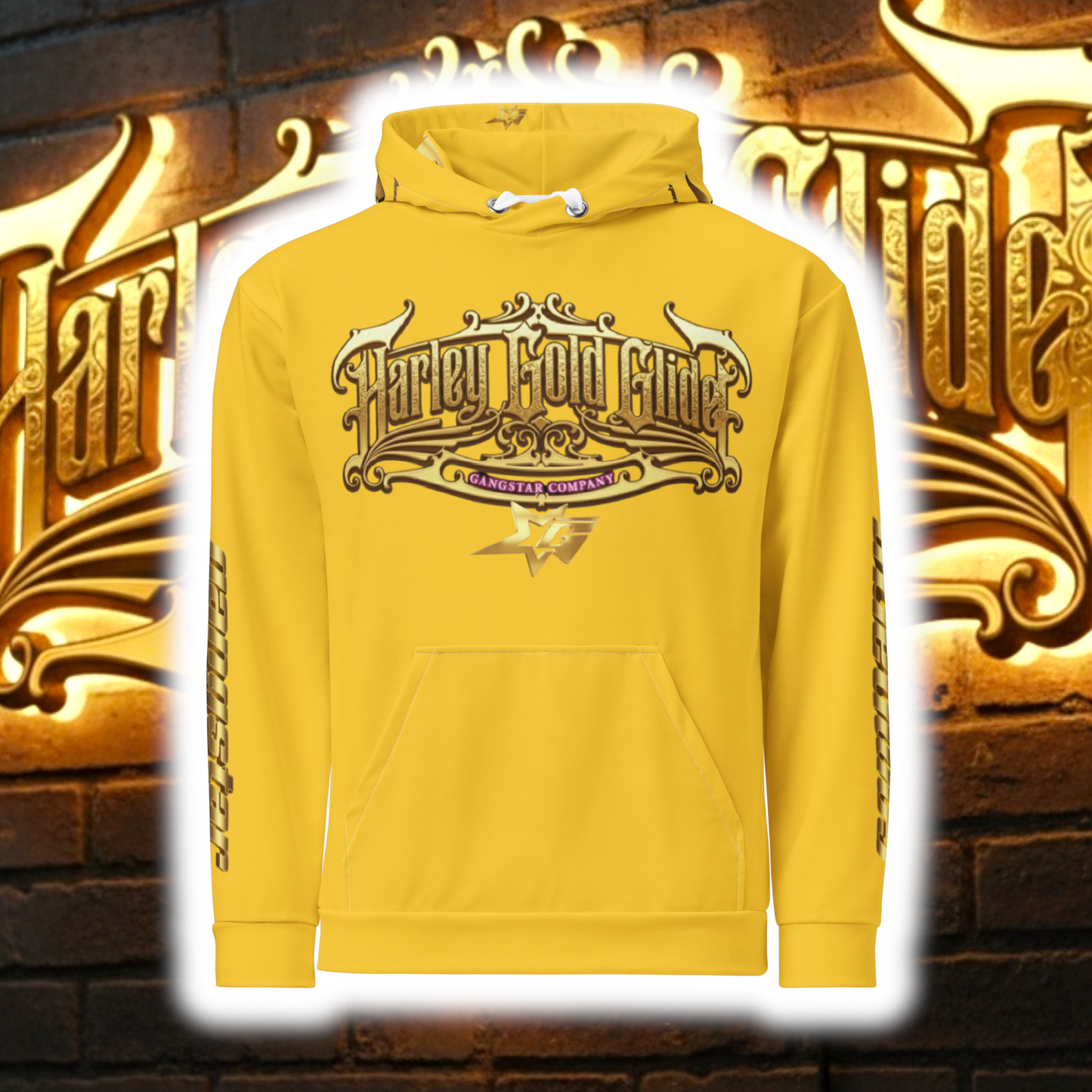Harley Gold Glide GC Hoodie #3