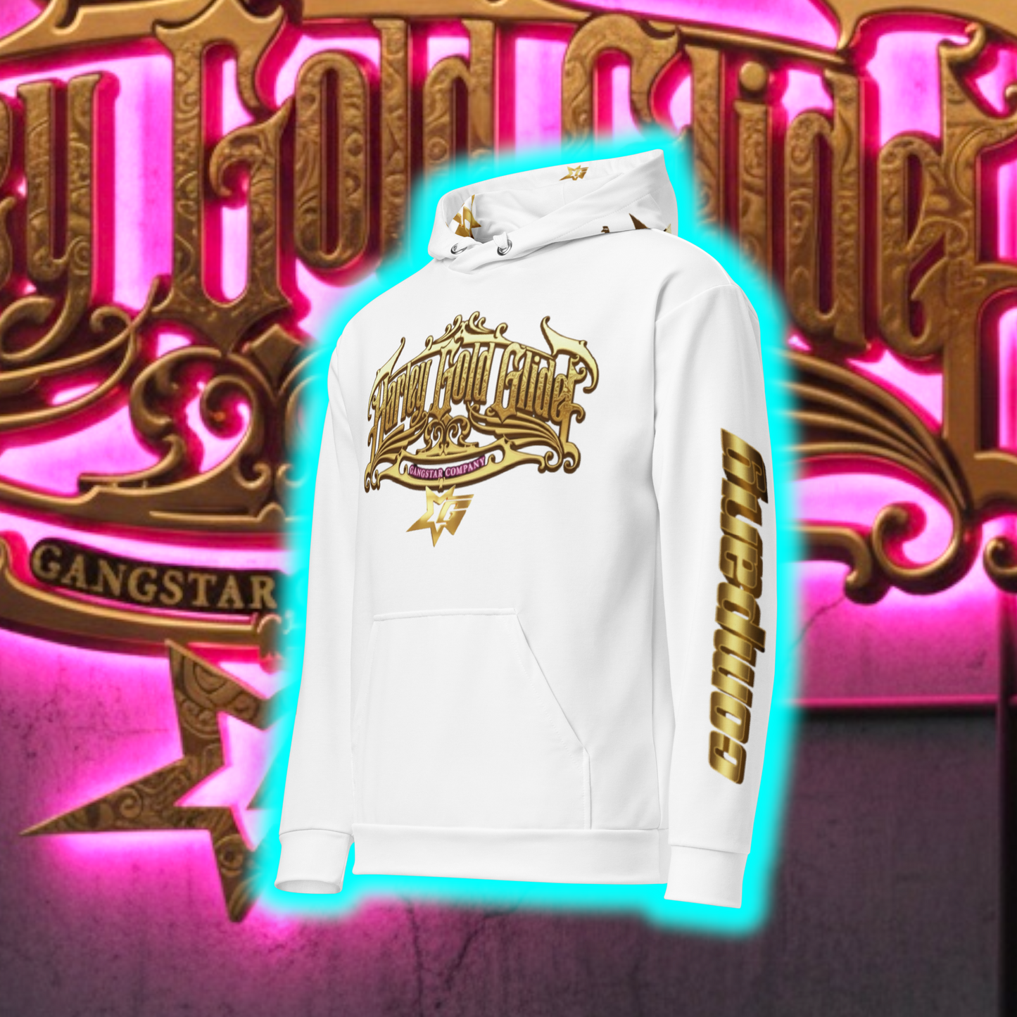 Harley Gold Glide GC Hoodie #2