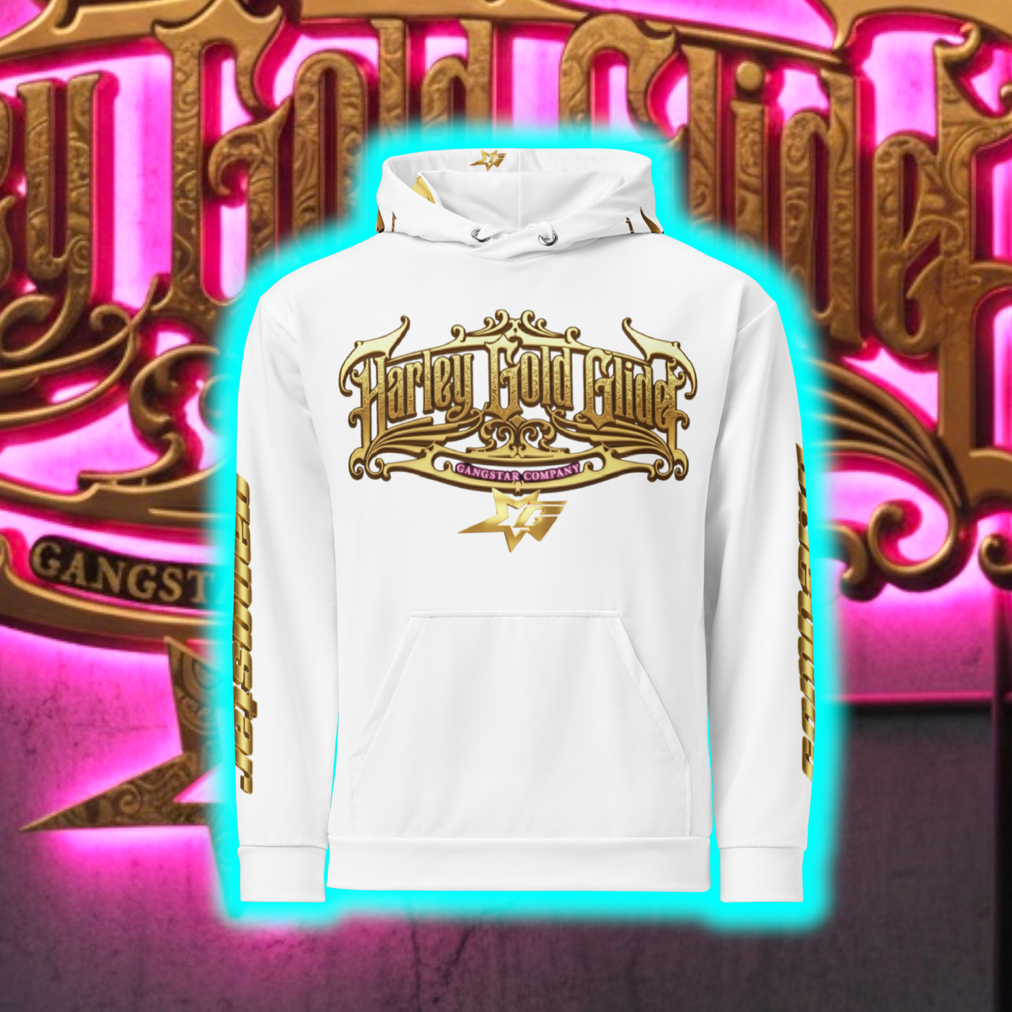 Harley Gold Glide GC Hoodie #2