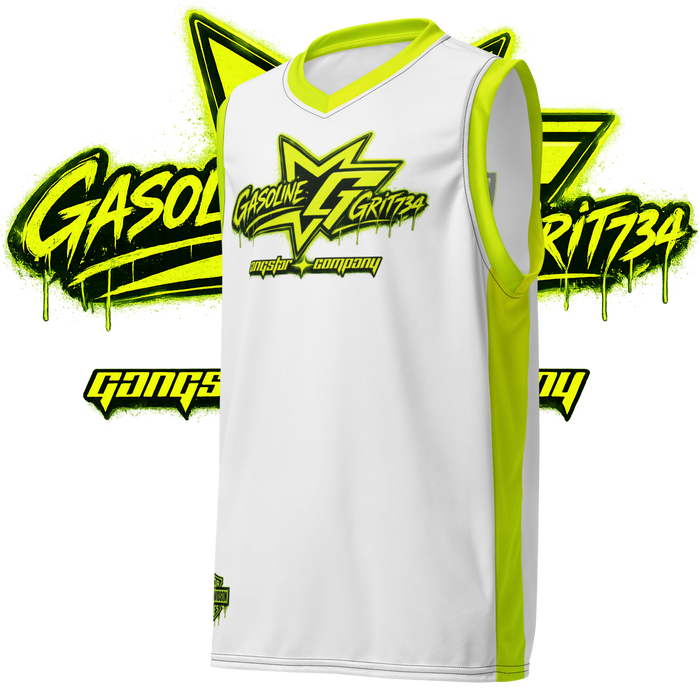 Gasoline Grit x GC White Jersey