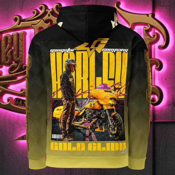 Harley Gold Glide GC All Over Hoodie #7