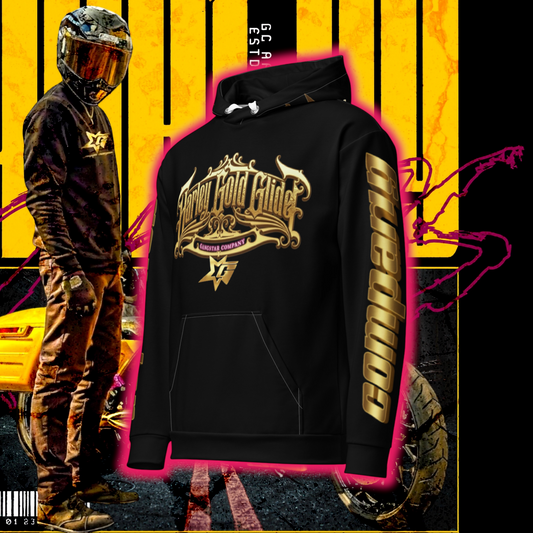 Harley Gold Glide GC All Over Hoodie #6